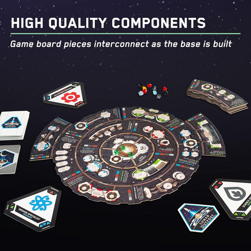 Ravensburger Lunar Outpost Board Game for Ages 10 and Up, Work Together to Build a Base on The Moon