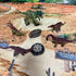 Dinosaur Toys for Kids 3-5, Realistic Jurassic Figures with Park Gate, Educational Play Set for Boys and Girls