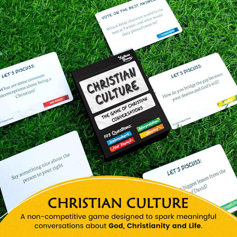 Kulture Games Christian Culture - The Game of Conversations with Fun & Thought Provoking Starters About God & Life