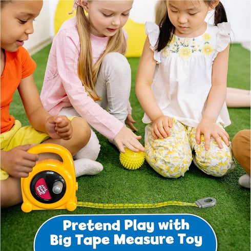 Kids Tape Measure: The Big Tape Construction Toy for Kids Age 3+, Educational Learning Tools