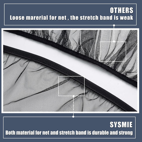 Baby Mosquito Net for Infant Car Seats, Strollers, and Bassinets - Breathable Elastic Netting, Portable Durable Insect