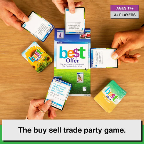 WHAT DO YOU MEME? The Buy Sell Trade Game - Adult Card Games for Game Night