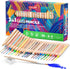 3 In 1 Colouring Pencils - 24 Colours Set inc. Brush and