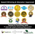 Think Tank Scholar Alphabet Flash Cards (ABC) for 2-4 Years, Learning Phonetic Sounds for Kids Speech Development, All