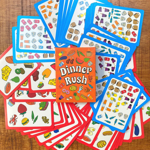 Dinner Rush - Fast-Paced Observation Game for Ages 6-99, 2-4 Players, Family and Travel Games