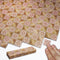 Dollhouse Flooring Tiles on 1/12 1/6 Scale Miniature Decor Accessories 128pcs Double-Sided
