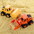 4 Pack Colorful Friction Powered Construction Truck Toys for 3 Years Old Boys and Girls Kids