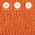 Long Ripple Wrap, DIY Newborn Baby Photography Wrap for Christmas Gift (Orange)