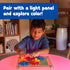 2+ 4 2 Spark & Wow Swap 'N' Spin Gear Grid | Ages | Translucent | Gears Toys for Kids | Colors and Sizes | Early STEM