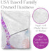 60x80) Personalized Blanket for Girls | Custom Mermaid Fleece Throw | Purple Kids Throw | Baby Girl Blanket for Room