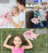Baby Soft Plush Pink Shark Toy by DolliBu - Stuffed Animal Shark Plush for Kids, 12 Inches