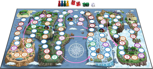 2-4 5+ Mathemagical World - Addition & Subtraction Math Board Game for Kids, players, Ages and Perfect for Homeschool