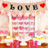 KatchOn Burlap Love Banner for Romantic Decoration - 7x5 Inch | No DIY | Engagement Party, Anniversary, Mothers Day
