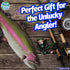 14") (14.25" Real Planet Fishing Stuffed Animal - Sockeye Salmon Trout Bass Plush Stuffed Toy for Kids, Fishing Gifts