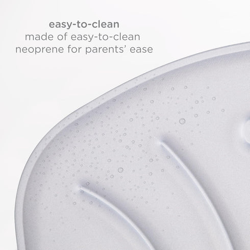Ubbi Stingray Sink Bather for Baby, Soft Baby Bath Cushion, Newborn Essential