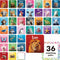Hebayy 72 PCS Memory Matching Game, Real Animal Matching Cards for Toddlers