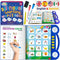GUFINO Learning Toys for 4 Year Old - Interactive English & Spanish Workbook to Boost Language Development & Cognitive