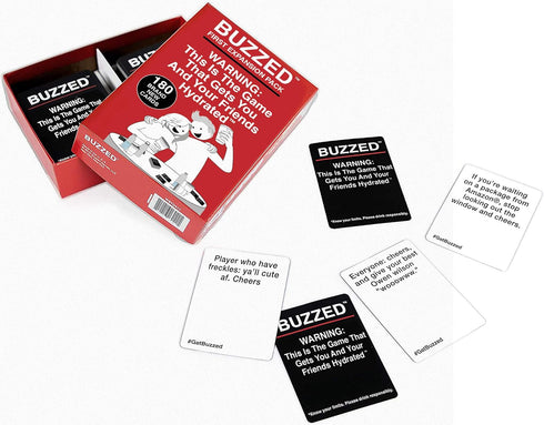 Buzzed Expansion Pack #1 - The Drinking Game for Tipsy Fun with Friends - Summer & Pool Party Games