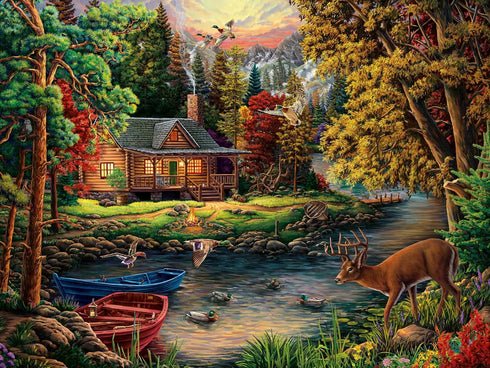 500 Ceaco - Enchanted Forest Lake - Piece Jigsaw Puzzle