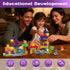 150PCS 3-12, Magnetic Blocks with Light-Up Blocks - Magnetic Blocks for Kids Ages Magic's House Magnetic Building