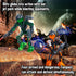 Set 4 6 3 Zing Klikbot, Complete of Poseable Action Figures with Weapons, Translucent, Create Stop Motion Animation