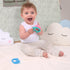 Teething Ring for Babies 0-6 Months - 5X Pain Relief Smart Teether, Cute Infant Chew Toy