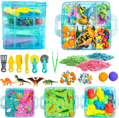 Dino & Ocean Sensory bin, Dino & Ocean Sensory Toys with Play