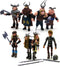Toysvill Vikings Action Figures - Hiccup, Astrid, Stoick, Gobber, Snotlout, Fishlegs, Tuffnut & Ruffnut (Set of 8)