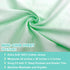American Baby Company 2 Pack 100% Natural Cotton Fitted Mini Crib Sheets 38" x 24" - Mint