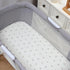 3 Pack, 100% 33" 17" Onacosht Muslin Bassinet Sheets Cotton Baby Fitted Sheet X for Rectangle, Round, Oval, Hourglass