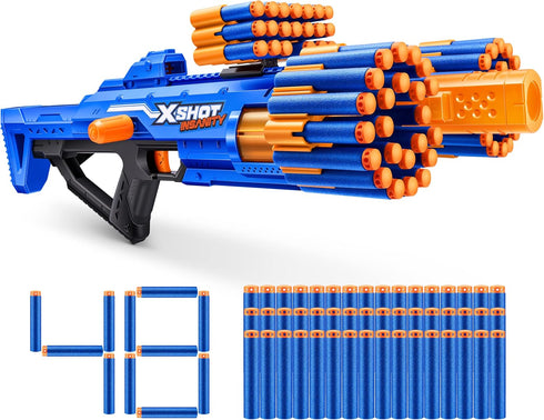X-Shot Insanity Bezerko by ZURU - 48 Darts with Air Pocket Technology, Outdoor Toy for Boys, Girls, Teens & Adults