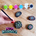 18 ArtSkills Rock Painting Kit - Rocks - Geode, Mandala & Glow in the Dark Rock Painting, Arts and Crafts for Kids
