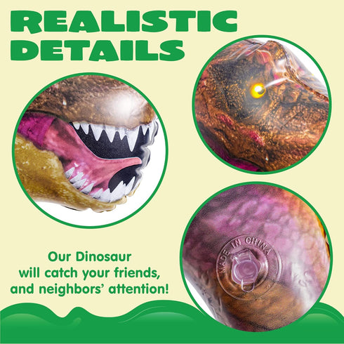 JOYIN T-Rex Dinosaur Inflatable, 30" Tyrannosaurus Rex Toy for Party Decorations and Birthday Gift