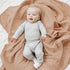 Konssy Muslin Baby Blankets, 100% Cotton Crib Blanket for Baby Infant Toddler, Super Soft and Lightweight, 40"x36"