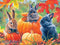 RoseArt - Abraham Hunter - Pumpkin Patch Bunnies 500 Piece Jigsaw Puzzle for Adults
