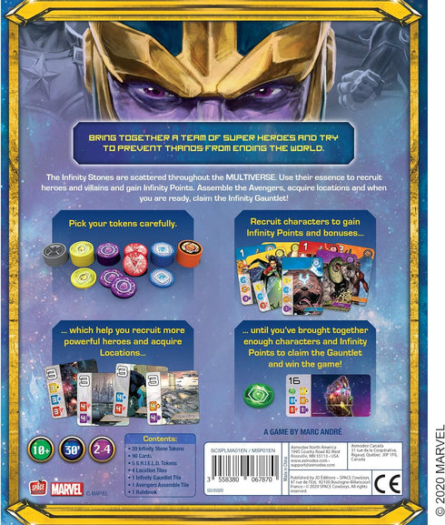 Marvel Splendor Board Game, Strategy Game for Kids and Adults, Fun Family Game Night, Ages 10+, 2-4 Players