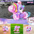 360Rotating 4WD 2.4GHz 3 4 5 6+ Unicorn Remote Control Car for Girls, Stunt RC Cars for Boys with Lights, Rechargeable