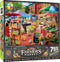 MasterPieces 750 Piece Jigsaw Puzzle for Adults, Town Square Booths, 18"x24"