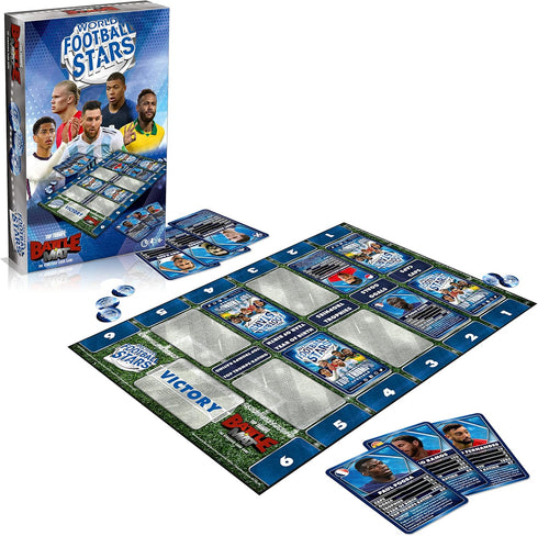 Top Trumps World Football Stars Battle Mat Card Game - Fun for Ages 6 Plus