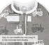 Woombie 14-19 lbs Original Baby Swaddling Blanket - Soothing, Cotton Baby Swaddle - Wearable Baby Blanket, Tractors