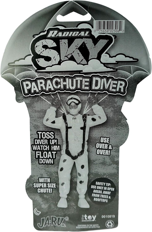 JA-RU Parachute Action Figure Toys, Flying Glider Army Men for Kids, Outdoor Summer Yard Games & Party Favors