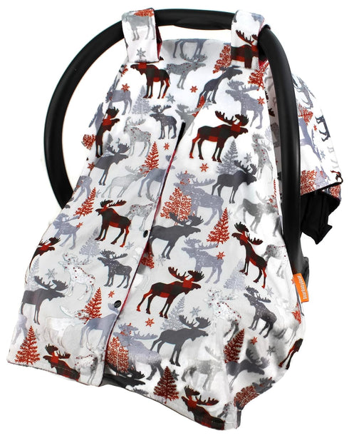 40"x30" Dear Baby Gear Car Seat Canopy - Unisex Infant Car Seat Cover - Soft and Breathable Fabric - Fits Most Carseats