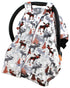40"x30" Dear Baby Gear Car Seat Canopy - Unisex Infant Car Seat Cover - Soft and Breathable Fabric - Fits Most Carseats
