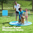 72" (72in, SLOOSH Non-Slip Splash Pad Sprinkler - Outdoor Water Toys Play Mat for Toddlers Kids Dogs, Outside Thickened