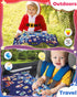 Oomloid Christmas Sticker Books for Kids, Christmas Gifts Reusable Sticker Books Stocking Stuffers for Toddlers, Travel