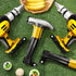 12pcs Hammer Balloons, 17 Inch Inflatable Toys for Construction Party Decorations, Father's Day Party