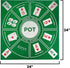 Rummy 24" 24" Rummy, Rummy 30+ 2-9 MBGBrybelly Royal Play Mat - x Green Felt Mat - Classic Family Casino Card Games