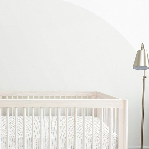 (28"x52", Makemake Organics Organic Crib Sheet GOTS Certified Organic Cotton Crib Sheet Fitted with Pillowcase Soft