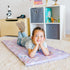 Wildkin Kids Cotton Nap Mat Cover - Unicorn, Soft Sewn-in Flap, Durable, Fits 1.5" Vinyl Sleep Mats