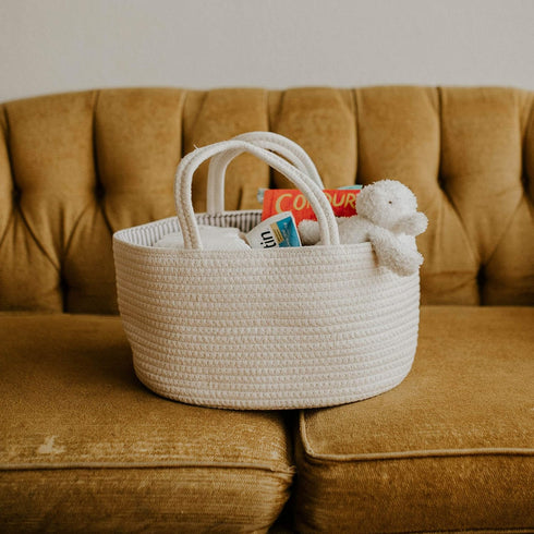 Portable Rope Diaper Caddy for Baby Essentials